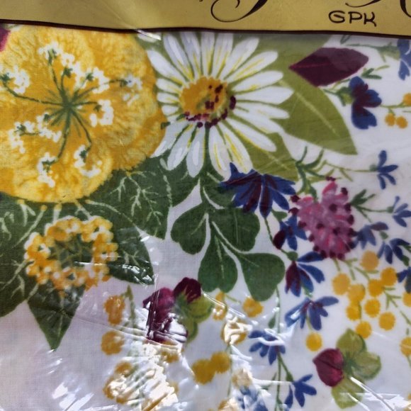 VTG Springmaid Grace Kelly "Fiona" Floral Double Flat Sheet Rare Made In USA New - Picture 5 of 7